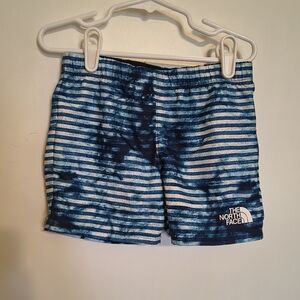 The North Face Blue Striped Kids Swim Shorts